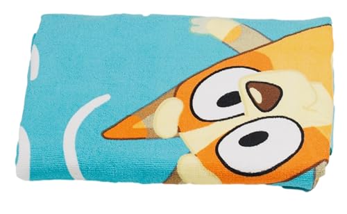 Aymax Kinder - Handtuch Strandlaken Strandtuch Duschtuch Badetuch - 70 x 140 cm -Jungen und Mädchen Mikrofaser (Bluey)