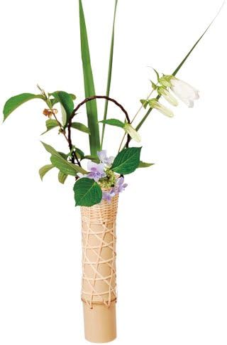 Amazon 茶道具 籠花入 籠花入 蛇の目 認得斎好写 花器 インテリアボウル オンライン通販