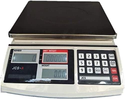 Electronic Scales Multi-Function Counting Scale High-Precision Commercial Weighing with LCD Industrial (A 15kg/0.2g) (A 1.5kg/0.1g)