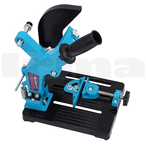 BSD Supporto per Smerigliatrice Angolare 115/125mm - Supporto per Troncatura per Smerigliatrice Angolare, Base in Ghisa con Morsetto