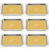 iplusmile 6 Set Dissection Pan with Wax, 10.2' x 7.5' Reusable Thicken Stainless Steels Dissection Kit for...