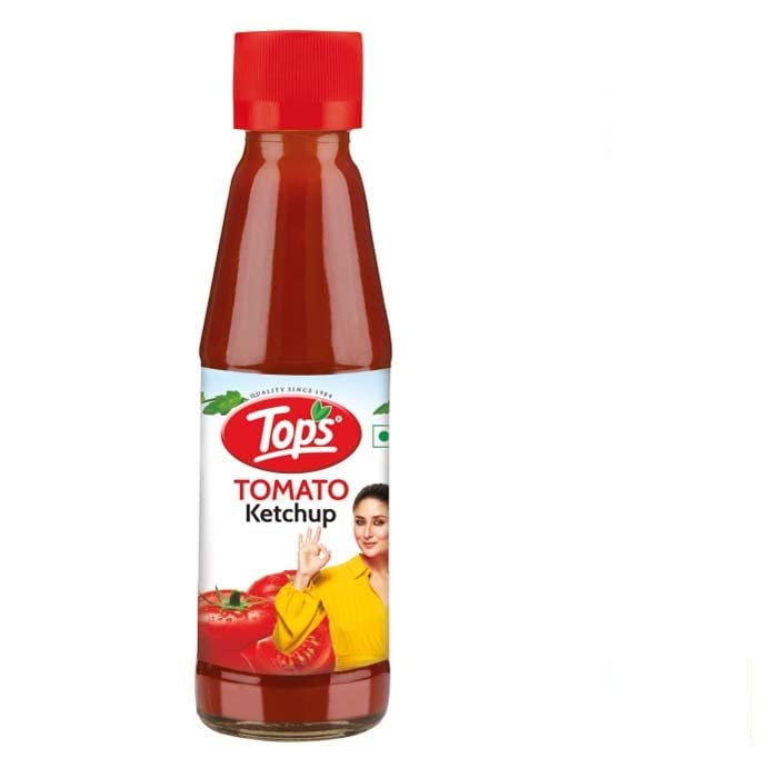 TOPS Tomato Ketchup No Onion No Garlic | 200g. Glass Bottle