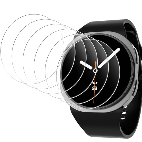 Joogee Displayschutzfolie Kompatibel mit Samsung Galaxy Watch 8 44mm, [6er-Pack] 9H HD Displayschutzfolie, Kratzfest, Ge...