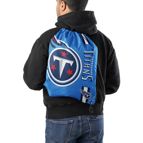 Foco BPNFALT15DS Tennessee Titans Nfl Alternate Color Big Logo Drawstring Backpack thumb #1