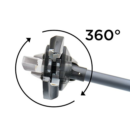 Portabici Tetto Auto per Barre Portatutto - Bloccaggio Rapido Ruote, Morsa Girevole 360°, Compatibile E-Bike/Carbonio (Max 20kg), Bici da 12" a 29" - Protezioni Antigraffio, Antifurto Incluso