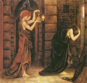 Peinture à l'huile Hope in The Prison de Despair Evelyn De Morgan reproduction tableau 24x36