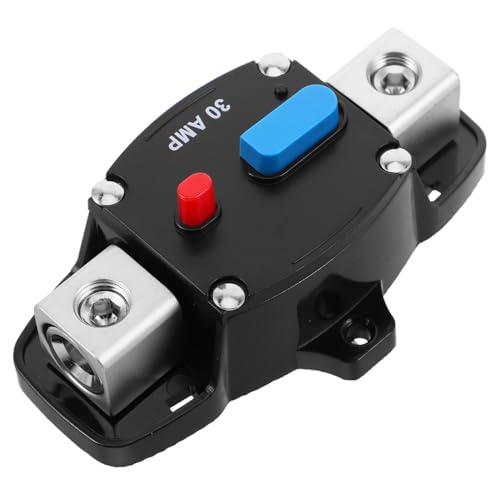 Disyuntor 30A Alipis con reinicio manual y portafusibles para protección de circuito en coches