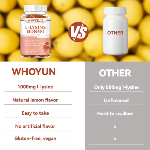 Whoyun LS-LMXX1P L-Lysine 1000Mg Gummies thumb #5