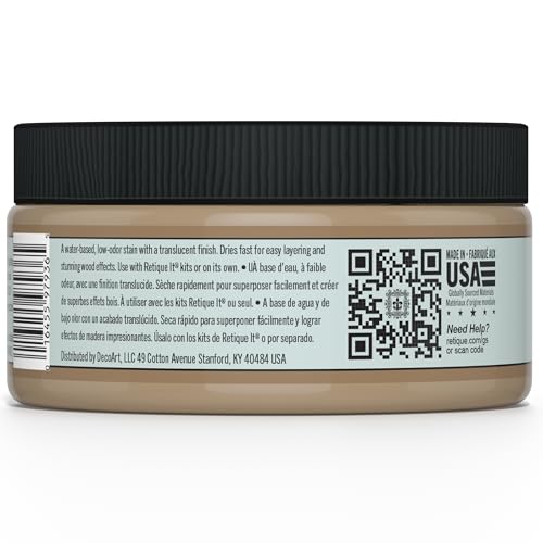 Retique It Water-Based Gel Stains (8oz, Barn Wood)