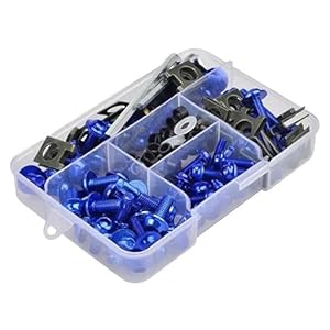 PIWINE 223 Stücke Motorrad Verkleidung Bolzen Kit