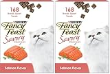 Fancy Feast Purina Limited Ingredient Cat Treats, Savory Cravings Salmon Flavor - 3 oz. Box (Pack of 2)