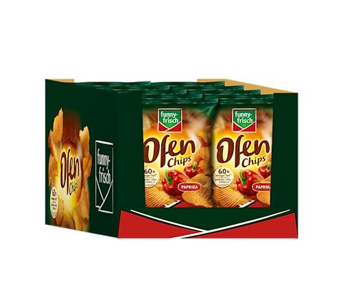 funny-frisch Ofen Chips Paprika, 10er Pack (10 x 125 g)