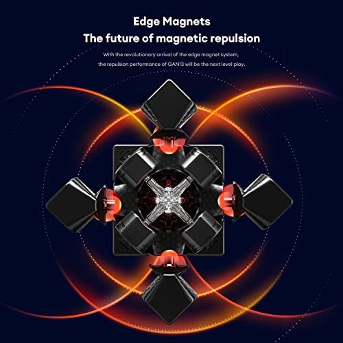 GAN 13 Maglev UV Coated, magnetyczna kostka prędkości 3x3 bez naklejek 56 mm magnesy magiczna kostka łamigłówka zabawki, flagowy 2022