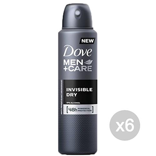 Set 6 DOVE Deodorante Spray 150 Uomo Invisible Dry...
