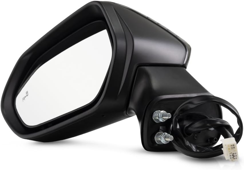 For Toyota Corolla Door Mirror 2019 2020 2021 2022 Driver Side | Power | Heated | w/Signal Light | w/Blind Spot Detection | Paint To Match | Replacement For TO1320395 | 87940-12G10