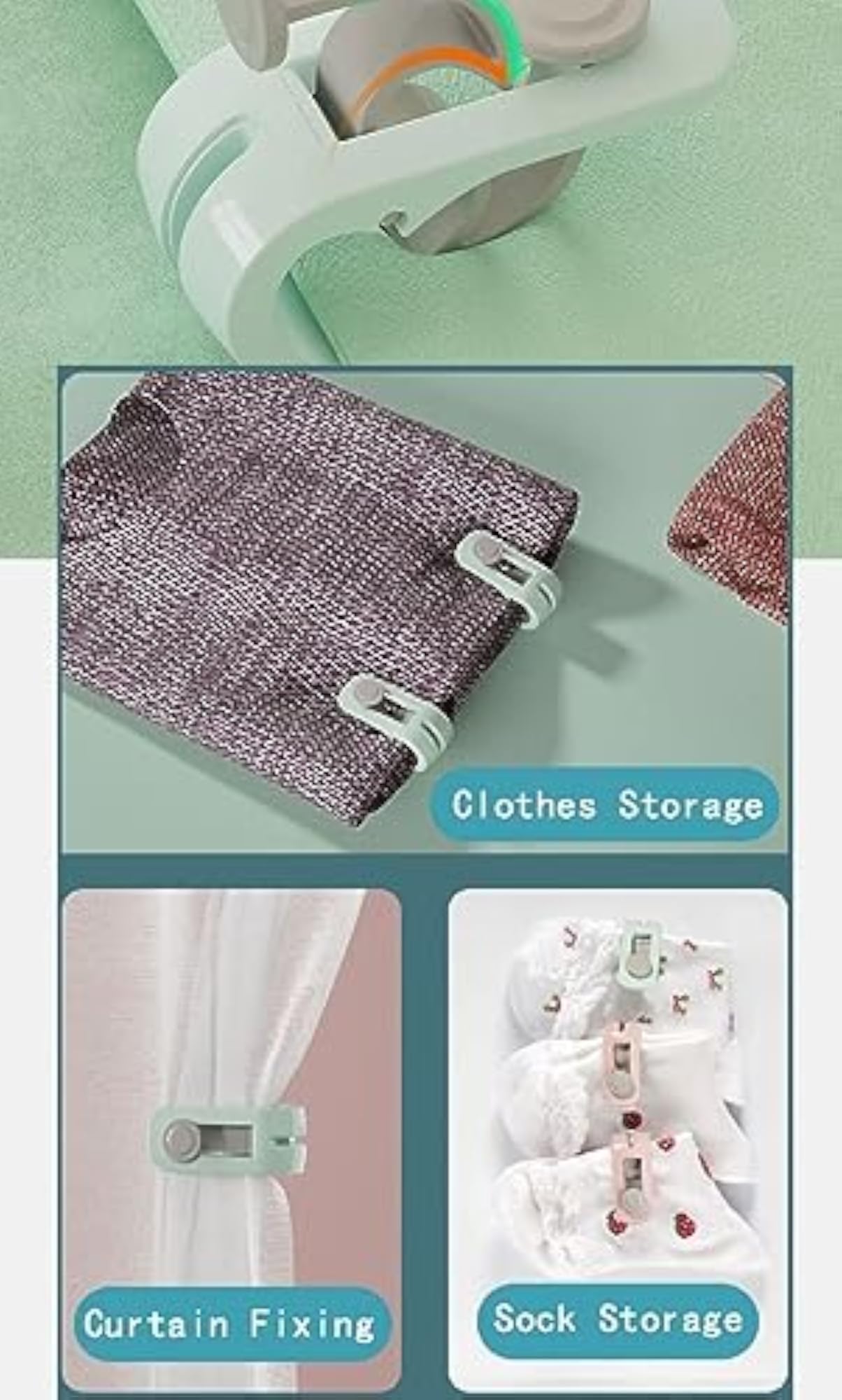 Blanket Bed Sheet Clip for Bedding, Non-Slip Insert