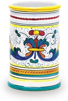 Arte D'Italia Imports Hand Painted Ricco Utensil Holder - Handmade in Deruta