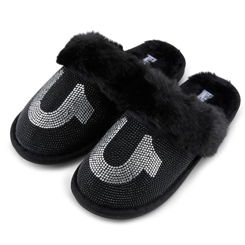 True Religion Slippers for Women Indoor and Outdoor, House Slippers for Woman