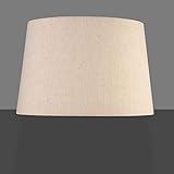 Queenswood Traditional Natural Linen Large Floor Lamp Shade - Shade Only - Replacement Shade - ES / E27 Large Edison Screw - 45cm Diameter - Image 2