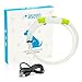 BSEEN Light Up Dog Collar - LED Dog Collar Rechargeable, Glowing Pet Collars for Small Medium Large Dogs, TPU Cuttable Lighted Puppy Collar, Safety Dog Lights for Night Walking (Green 70cm)