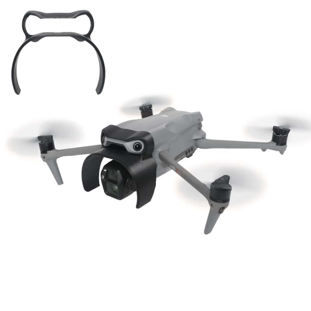 Lens Hood & Gimbal Guard for DJI Mavic Air 3S Drone Quick Release Protective Cover with Sun Shade Anti-Collision Scratch-Resistant Drone Accessories