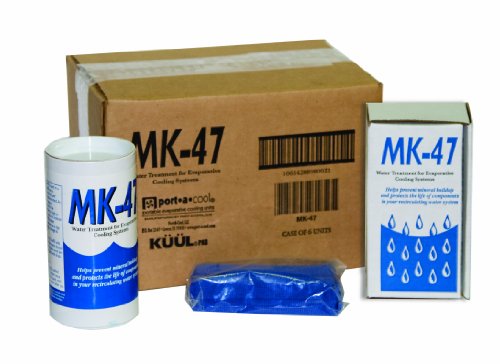 Portacool MK-47-CS Water Mineral Treatment for Portacool Portable Evaporative Coolers, 6-Bottles