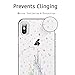Unov Case Compatible with iPhone Xs Max Case Clear with Design Slim Protective Soft TPU Bumper Embossed Pattern Protective 6.5 Inch (Watercolor Castle)