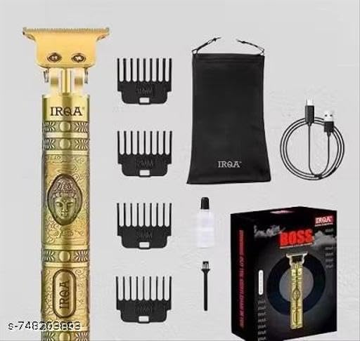 Image of Trimmer Men Professional Cordless Instantly Rechargeable for Beard, Hairs, Moustache & Face, Electric T Blade Zero Gapped Shaving Machine Men's Grooming