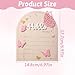Hello World Newborn Sign, 5.83 × 6.97 Inch Pink Butterfly Baby Announcement Sign Wooden Birth Welcome Board for Newborn Boys Girls Photo Props Baby Shower Hospital Nursery