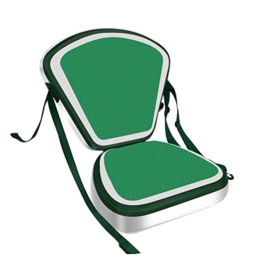 Kayak Seat, JHUNSWEN Paddle Board Seat Inflatable Seat with Adjustable Straps for SUP Paddle Board Canoe Kayak Fishing Boats
