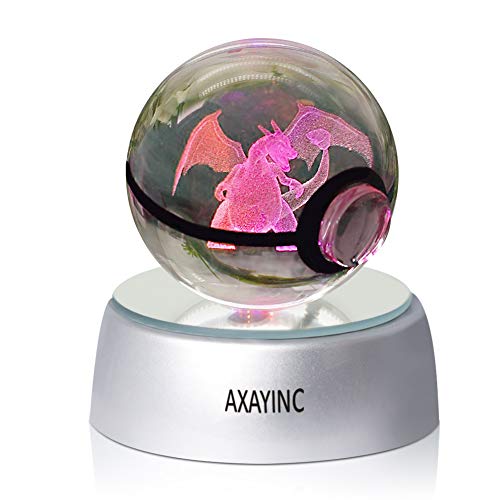 AXAYINC 3D Crystal Ball LED Night Lights