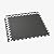 We Sell Mats 3/8 Inch Thick Multipurpose Exercise Floor Mat with EVA Foam, Interlocking Tiles, Anti-Fatigue for Home or Gym, 24 in x 24 in, Charcoal Gray, 24 Square Feet (6 Tiles) (M24-10M)
