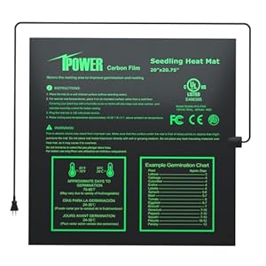 iPower Heizmatte für Saatgut Anzucht
