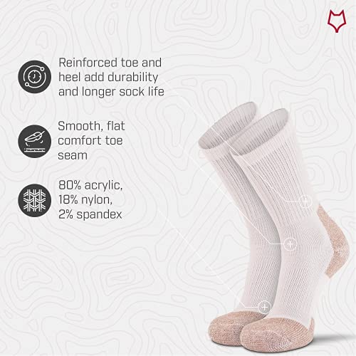 FoxRiver Women's Steel-Toe Heavyweight Work Crew Socks (2 Pair Pack)4