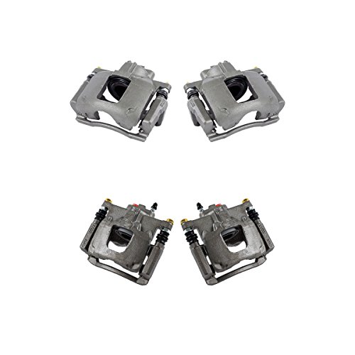 Callahan CCK01228 FRONT + REAR [4] Premium Grade Semi-Loaded OE Caliper Assembly Set Kit