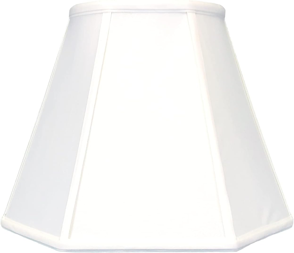 Crazy Deals Royal DesignsHexagon Basic Lamp Shade, White, 9 x 18 x 13 (BS-733-18WH)