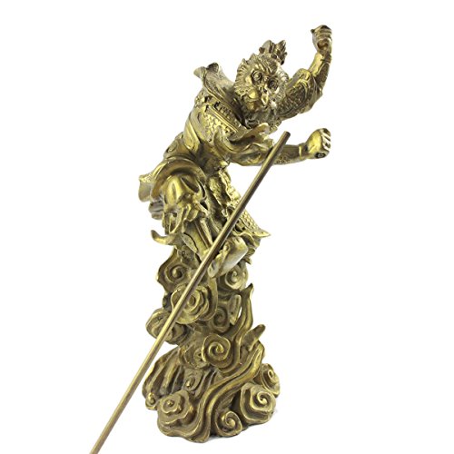 I-Mart Brass Monkey King Statue Figurine 5" #TOP2