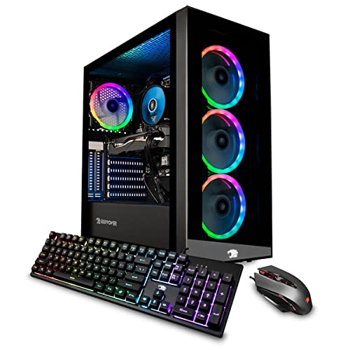 iBUYPOWER Pro Gaming PC Computer Desktop Element MR 208i (Intel i7-11700F 2.5GHz,NVIDIA GeForce RTX 2060 6GB, 16GB DDR4, 240GB SSD, 1TB HDD, WiFi Ready, Windows 10 Home)