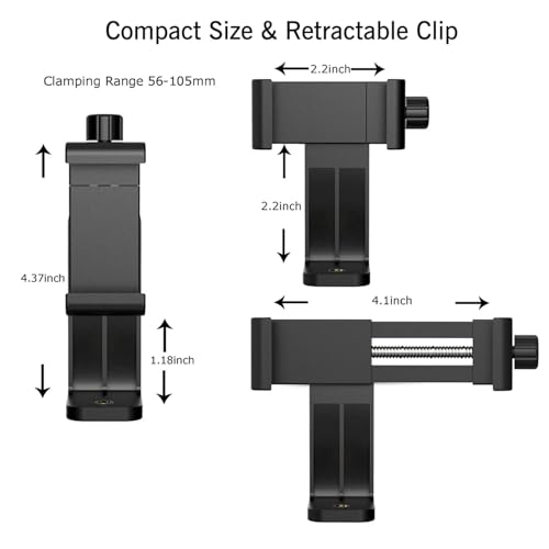 Image of Phone & Action Camera Chest Mount Harness Strap - POV Video Holder Belt for Vlogging, Biking, & Outdoor Sports - Universal Fit for iPhone 17 /16, S26 /S25, GoPro Hero 14 /13 /12 & DJI Osmo