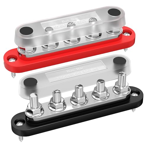 12V Marine Power Distribution Bus Bar (150A)