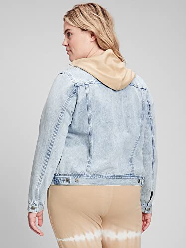 Gap Womens Icon Denim Jacket Light Wash Xxl #TOP5