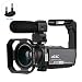 Produktbild Alicer 4K Camcorder Videokamera, WiFi Vlogging Kamera Full HD 60FPS IR Nachtsichtkamera, 16x Zoom 3,0 Zoll IPS HD Touchscreen Video Camcorder mit Mikrofon und Weitwinkelobjektiv