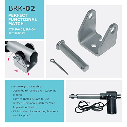 Progressive Automations Electric Linear Actuator 12V (3 In. 400 Lbs.) Many Sizes. Ip66. Innovative Motor, Durable Stroke & Water Resistant. For Outdoor, Agriculture, Solar, Home. Pa-04-3-400 #TOP7