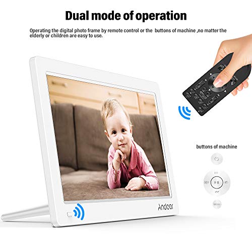 Moldura para foto digital de 11,6 polegadas FHD 1920 * 1080 IPS Tela Suporte Calendário/Relógio/MP3/