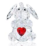 YWHL Cute Crystal Elephant Gifts for Women, Handmade White Elephant Gift Ideas, Small Drunk Animal Decor, Figurine Collection for Home Decoration