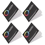Comodità compatta: la tabella dei colori portatile è adatta per il test del daltonismo in famiglia o per l'uso del libro di differenza in optometria in qualsiasi , sempre accessibile per l'esame visivo, libro di carenza di colore, libro di esercizi di colorazione