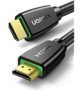 UGREEN 4K HDMI Cable 1M, HDMI 2.0 Braided Cord 18Gbps High Speed with Ethernet Support 4K@60Hz HD...