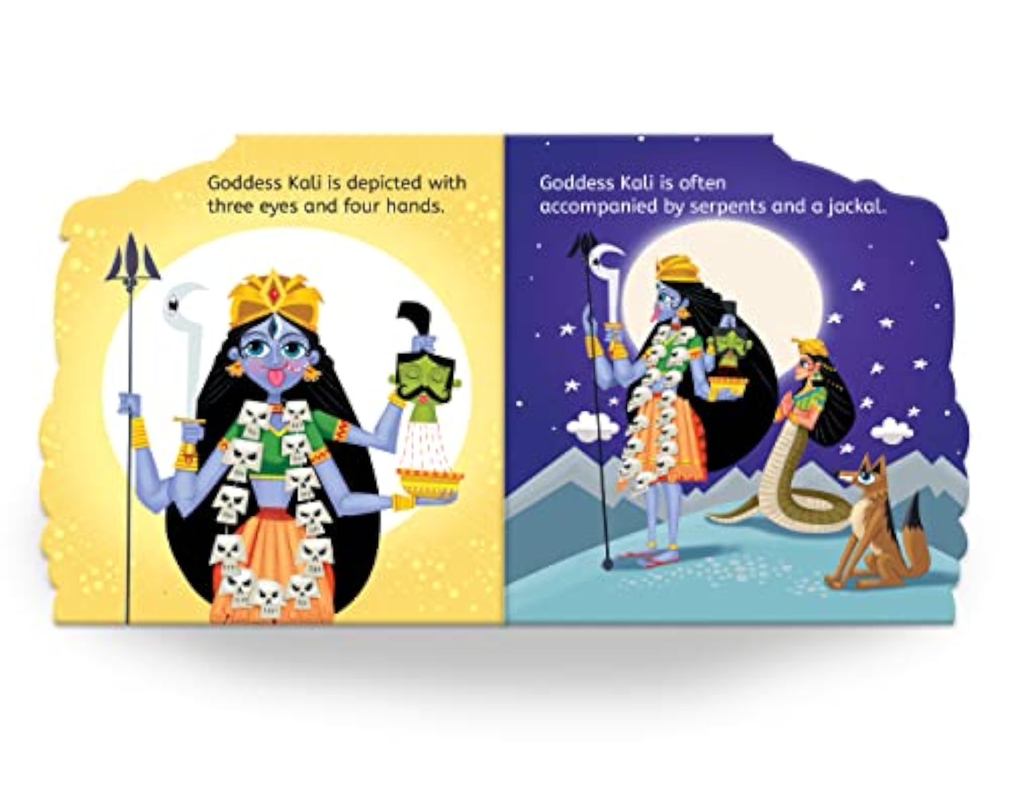 My First Illustrated Kali Hindu Mythology Board Book for Age 2+