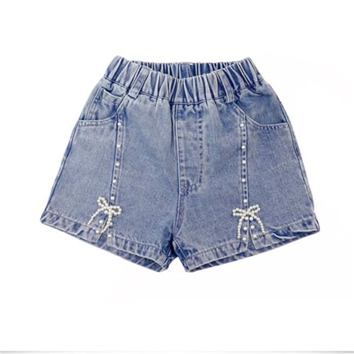 Short en jean stretch taille haute filles et bermuda été confortable