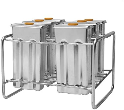 Polar Pops Popsicle Molds Set (Traditional Paddle Style) - Homemade Ice Treat Maker for Toddlers, Kids and Adults - BPA Free, Stainless Steel - Dishwasher Safe